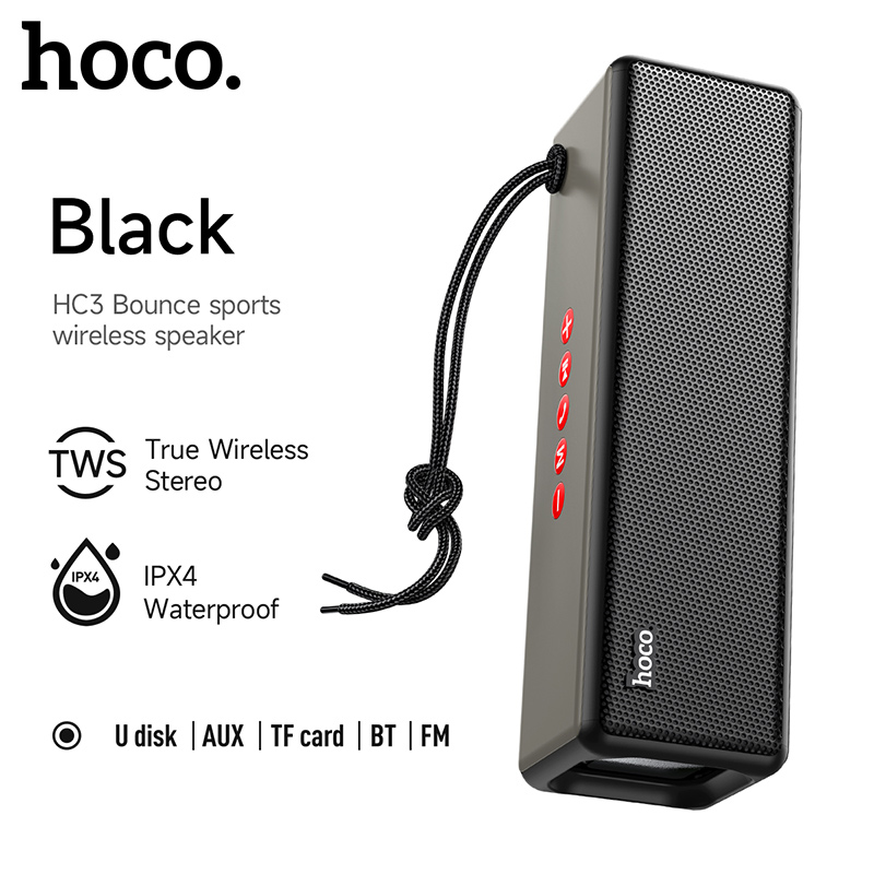 HC3 Bounce Sports Wireless Speaker - Black