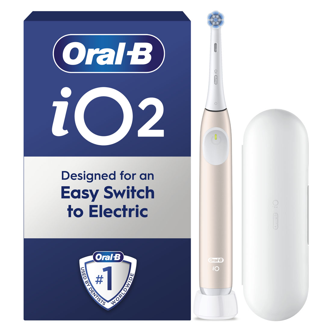 Oral-B iO2 Electric Toothbrush & Travel Case - Pink