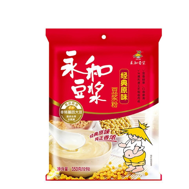 Yonghe Sojamelkpoeder Suikervrij Original Flavour 350g