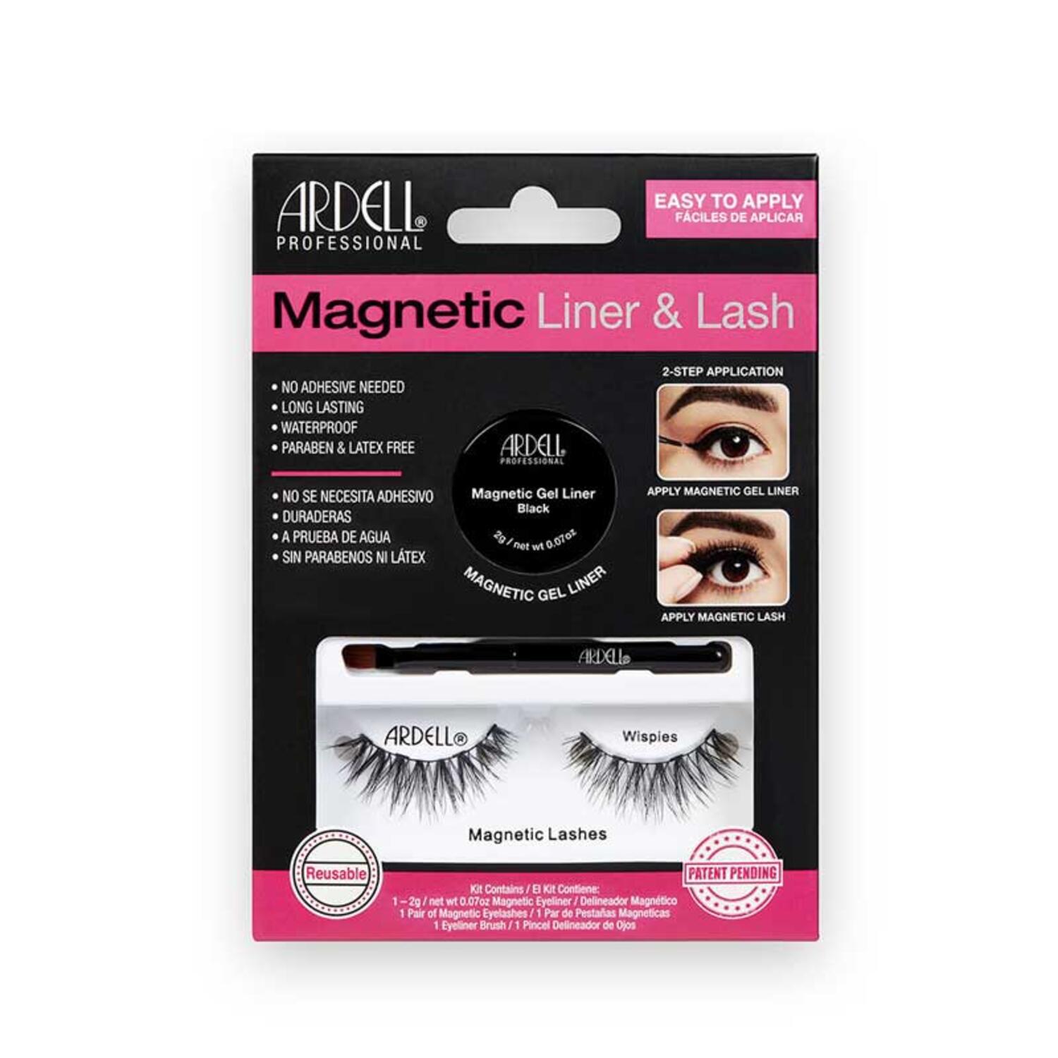 Ardell - Magnetic Liner & Lash Wispies - reusable - 1set