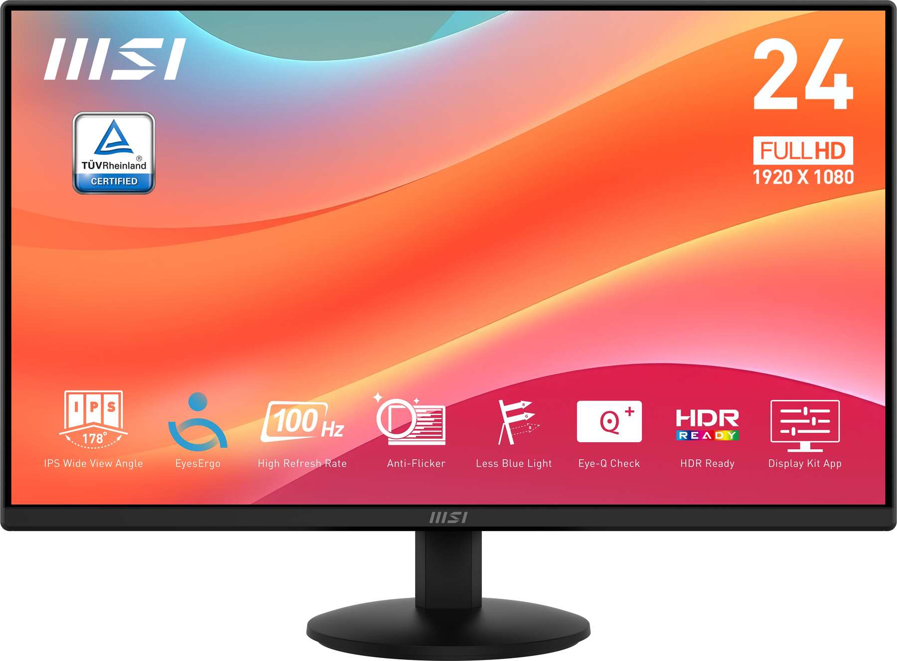 MSI PRO MP242L 24" Gaming Monitor | Full HD | IPS
