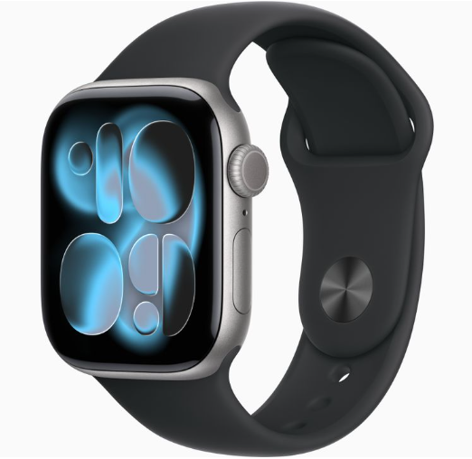 APPLE Watch Series 11 GPS 42mm Space Grey Aluminium Case with Black Sport Band - M/L