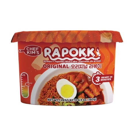 Chef Kims Rapokki Original Sweet & Spicy 140g