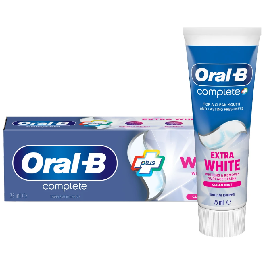 Oral-B Complete Plus Extra White Tandpasta Cool Mint 75 ml