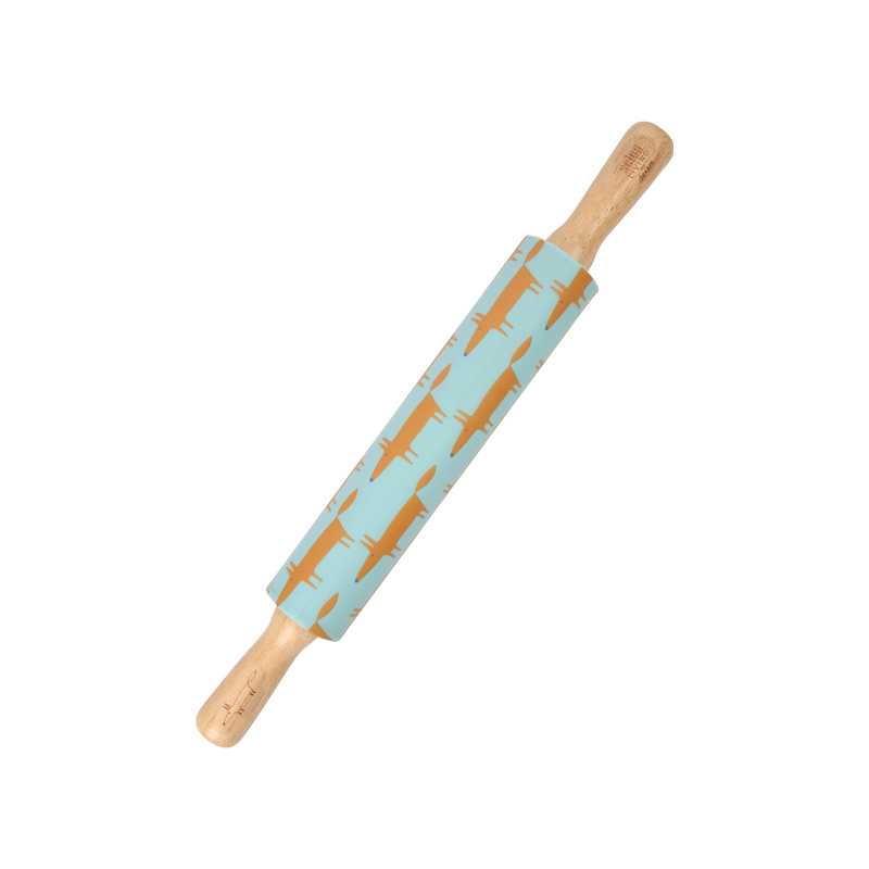 Scion by Dexam Mr Fox Silicone Rolling Pin - Blue