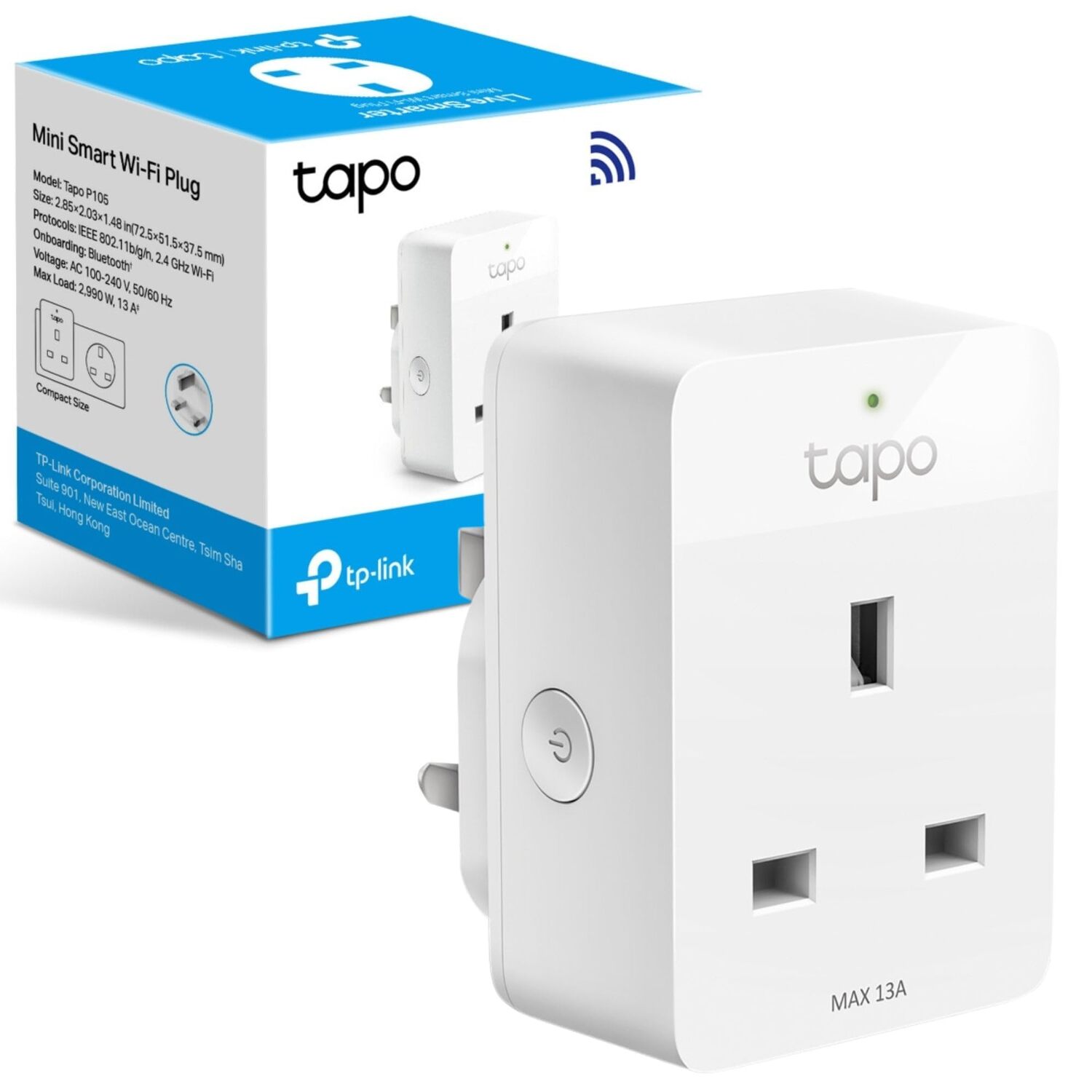 Tapo P105 Mini Smart Wi-Fi Plug (1-pack)