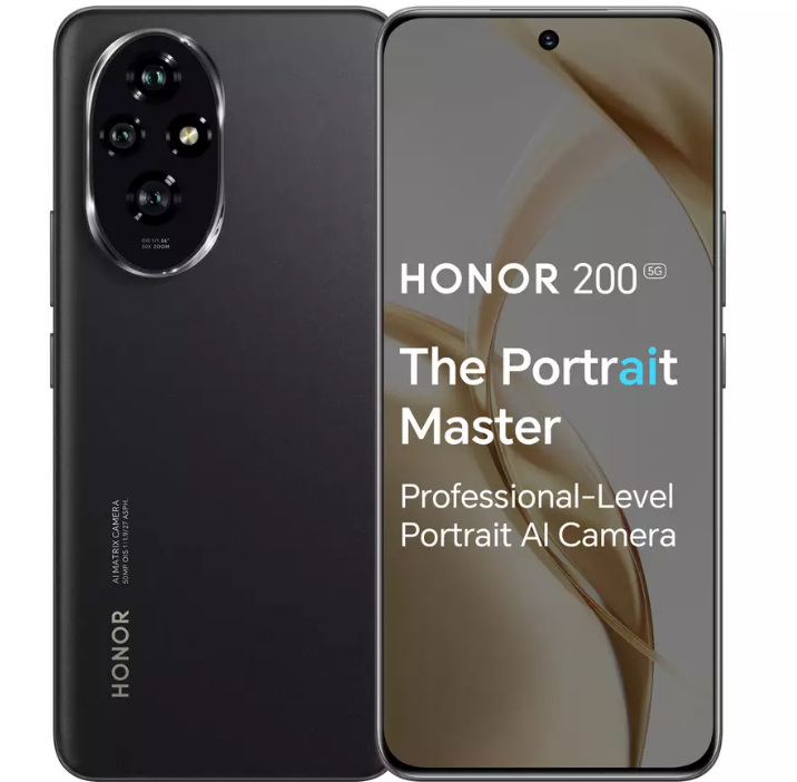 Honor Téléphone portable HONOR 200 5G 256 Go Noir