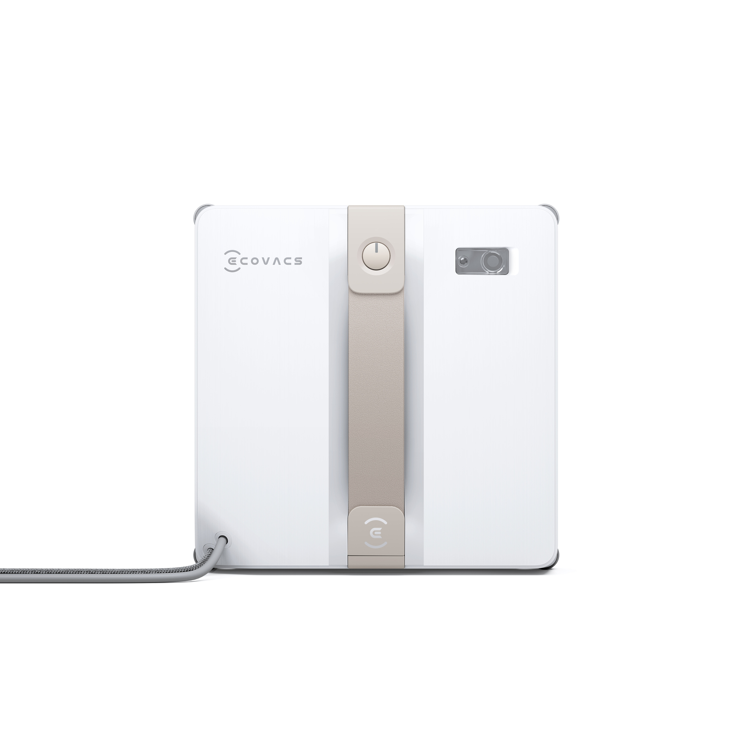 ECOVACS WINBOT MINI Fensterreinigungsroboter, Kompaktes Design, Dual-Spray mit Ultraschallvernebelung, 9-Stufen-Schutzsystem, Intelligente Pfadplanung, 4 Reinigungsmodi, Absturzsicherung, Weiß