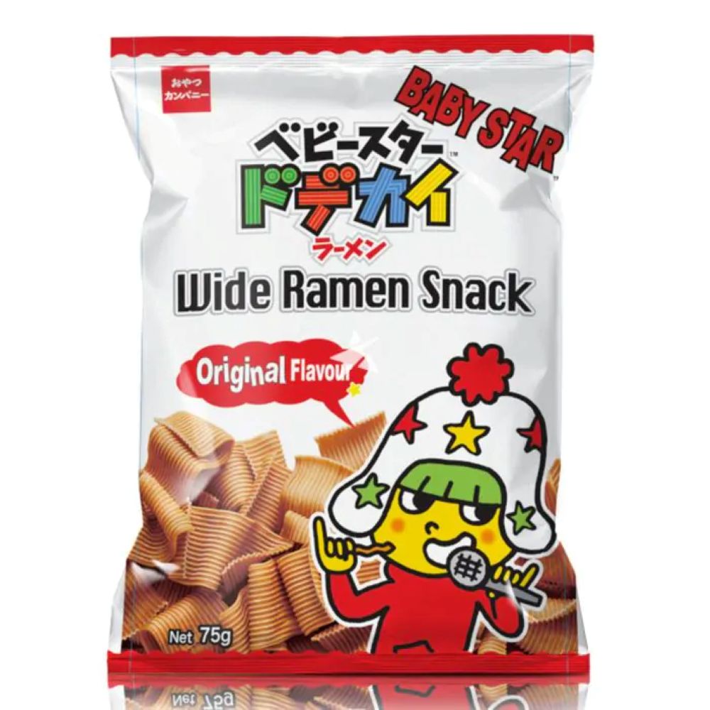 Baby Star Ramen Snack Original (Wide) 75g 童星 超宽干脆面 75g