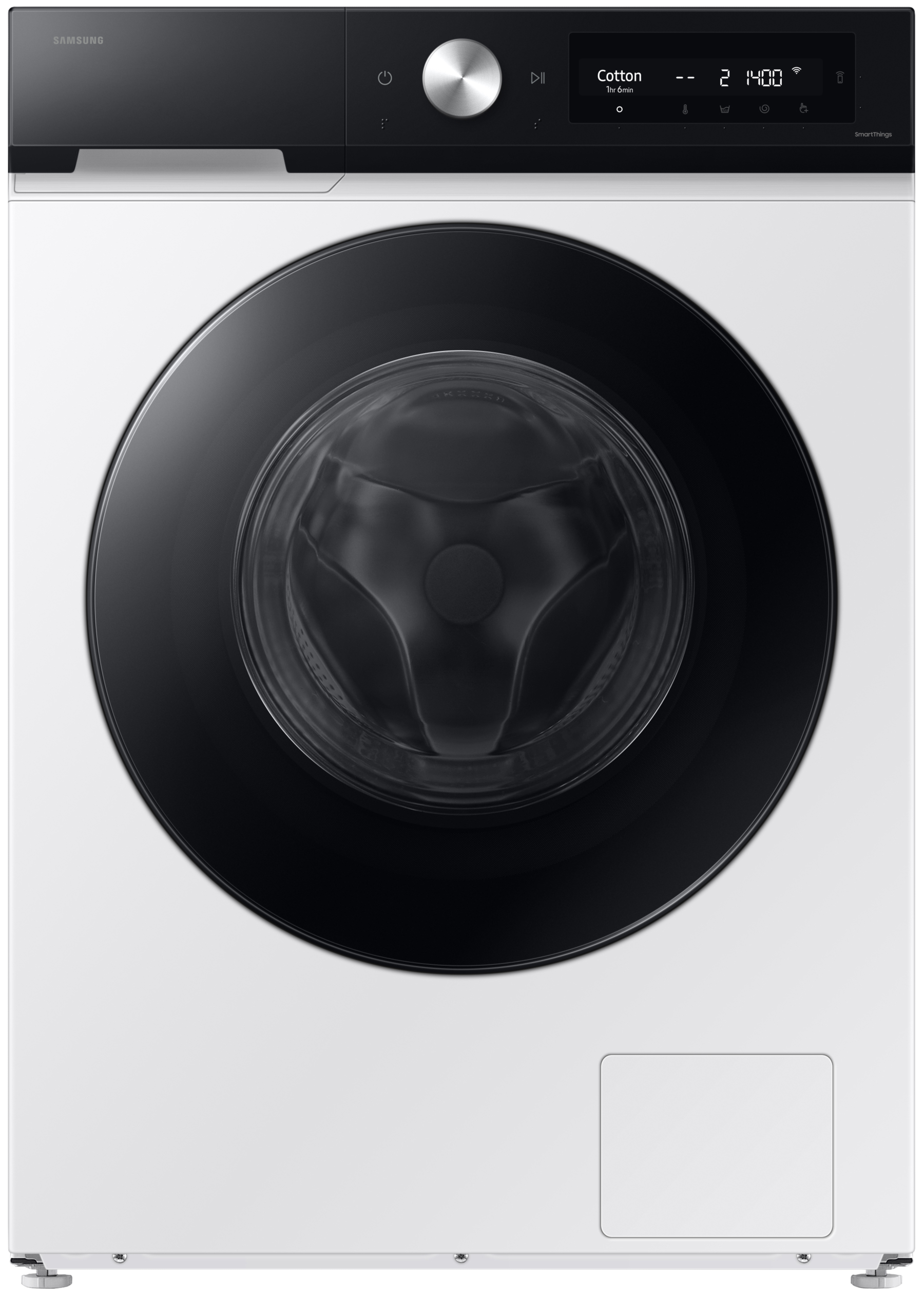 Samsung WD1BDB7B85GEU2 Bespoke AI Waschtrockner, 11+6 kg, Extra Energiesparend, EEK: D/A (-10%), Waschmaschine und Trockner in Einem, QuickDrive, Ecobubble, AI Wash, SuperSpeed 39 Min., Weiß [Energieklasse D]