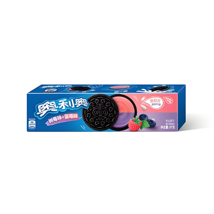 Oreo Sandwich Koekjes (Framboos en Bosbes Smaak) 97g