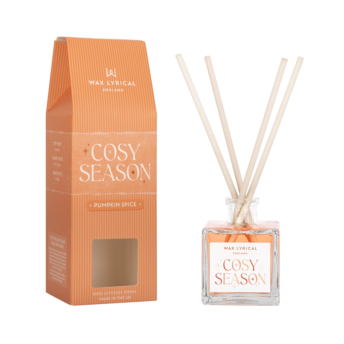 Wax Lyrical Diffuser Cosy Season Pumpkin Spice 200ml