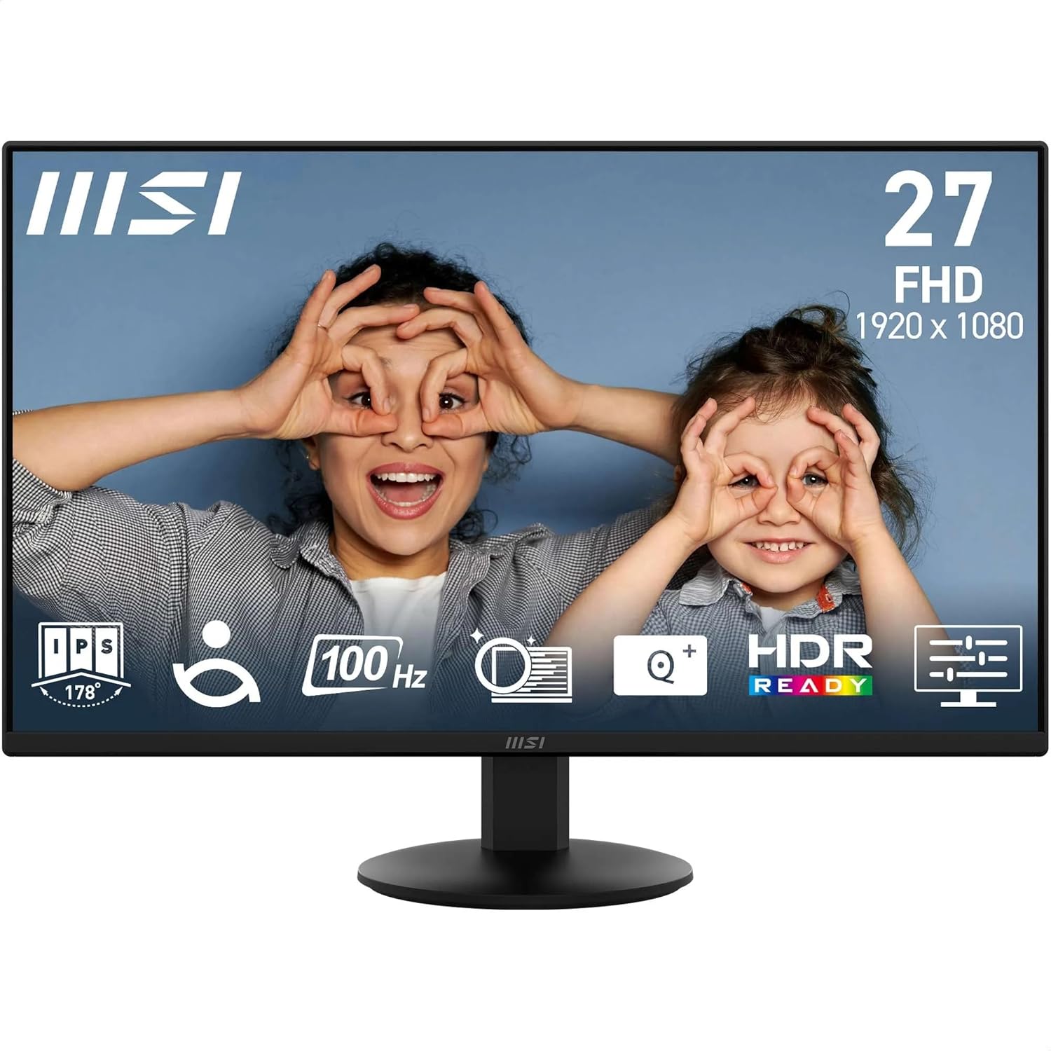 MSI PRO MP272L 27" FHD IPS Monitor (100Hz, PerfectEdge Frameless Design, Eye Comfort, HDMI/DP, Adaptive Sync)
