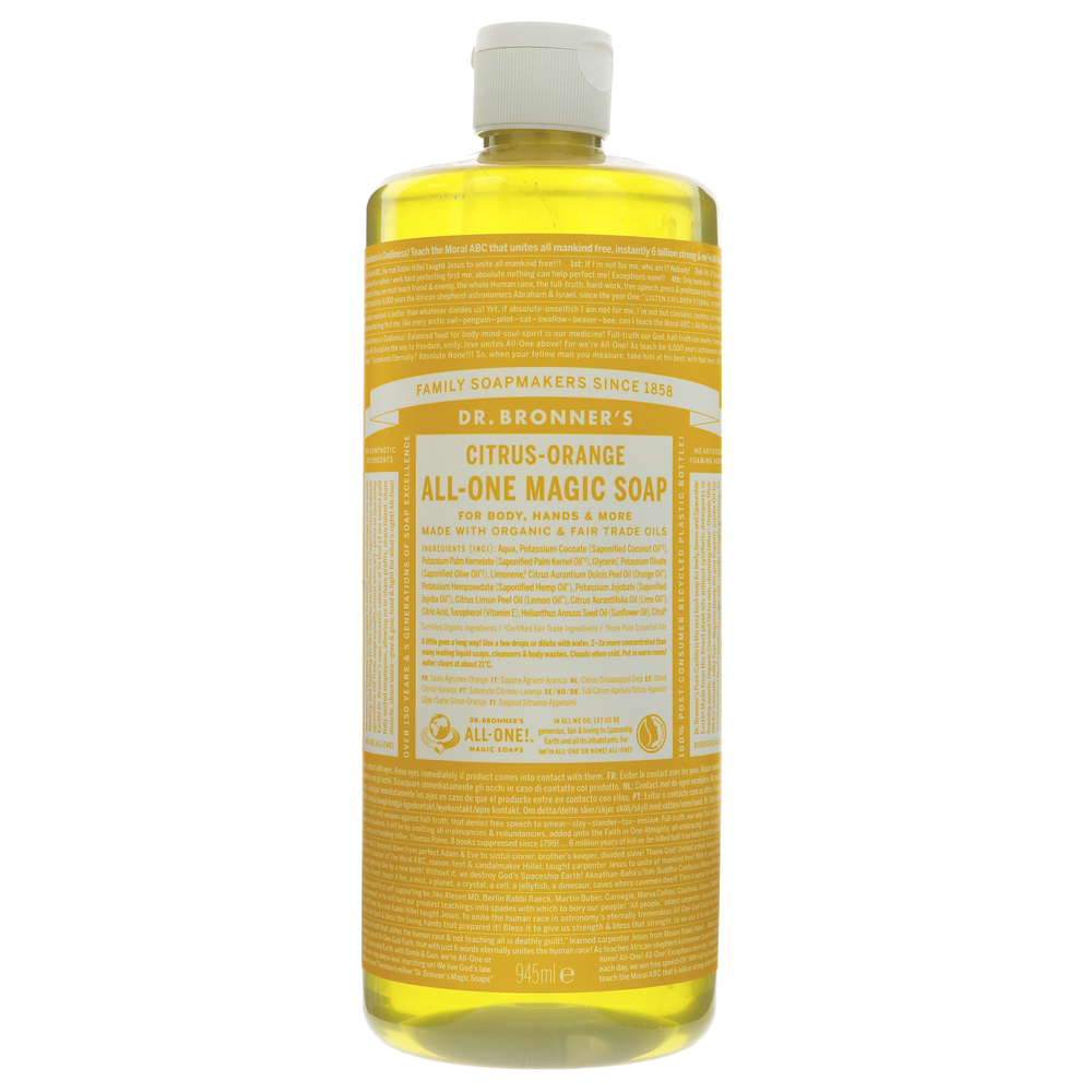 Dr Bronner's Orange All In One Magic Soap 945ml