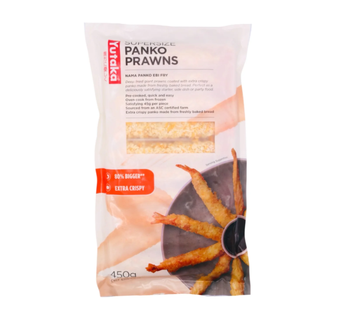Yutaka Supersize Panko Prawns 450g
