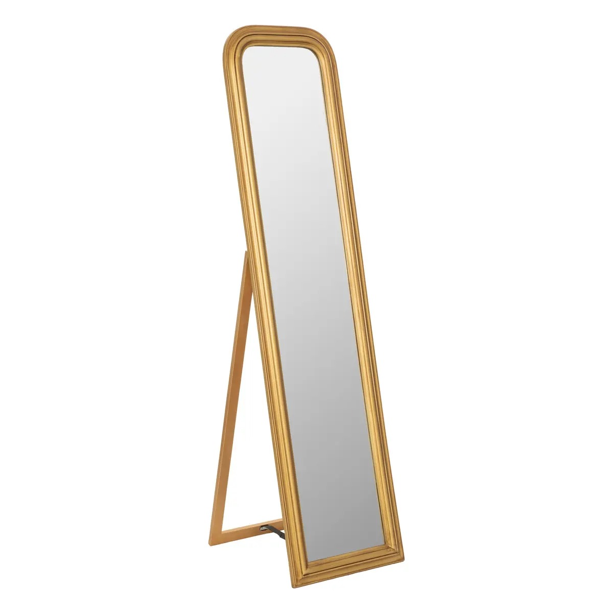 Adèle free-standing mirror 160 x 40cm gold