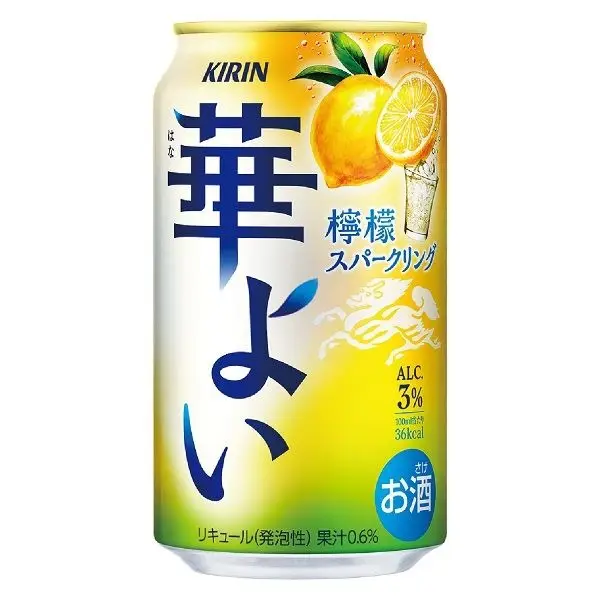 Kirin Hanayoi Lemon Sparkling 350ml | Cocktails & Pre-Mixed Drinks