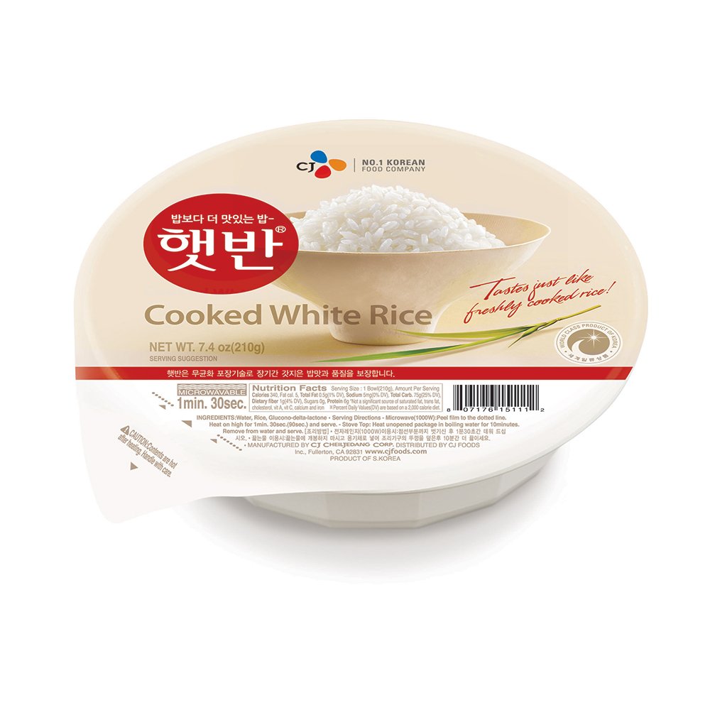 Cj Microwavable Rice (Hat-Ban) 微波白米飯