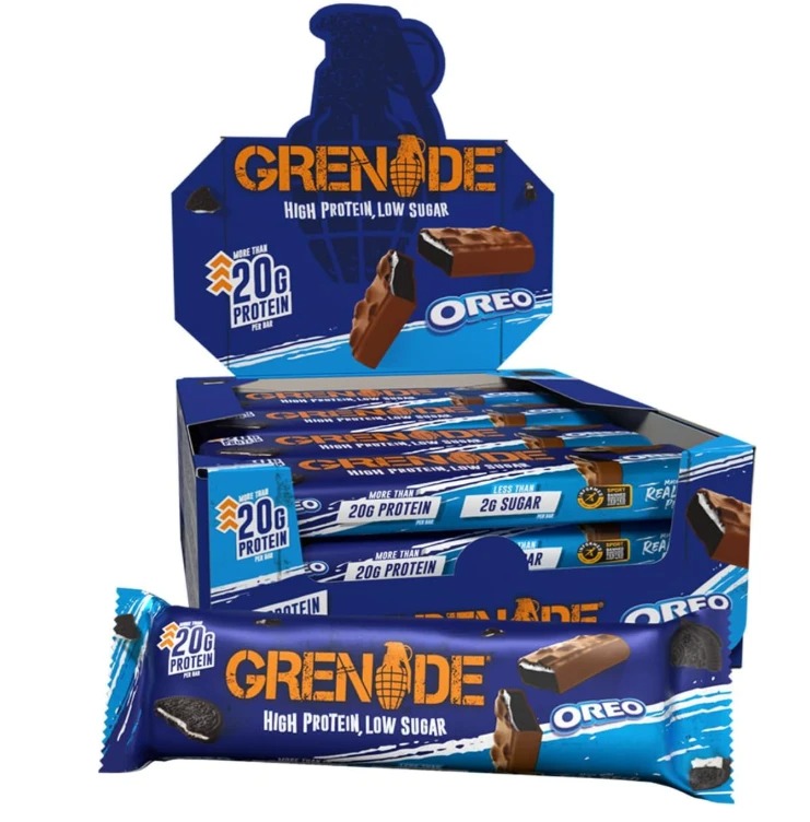 Grenade High Protein Low Sugar Bar Oreo 12 x 60g