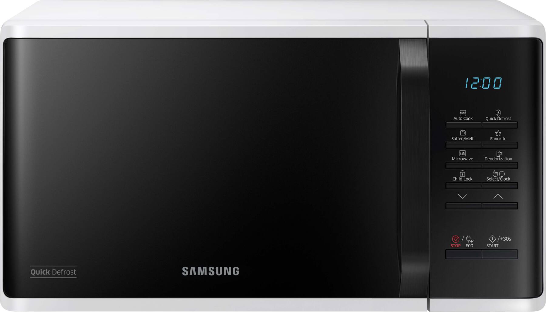 Samsung 23L Solo-Mikrowelle mit Quick Defrost