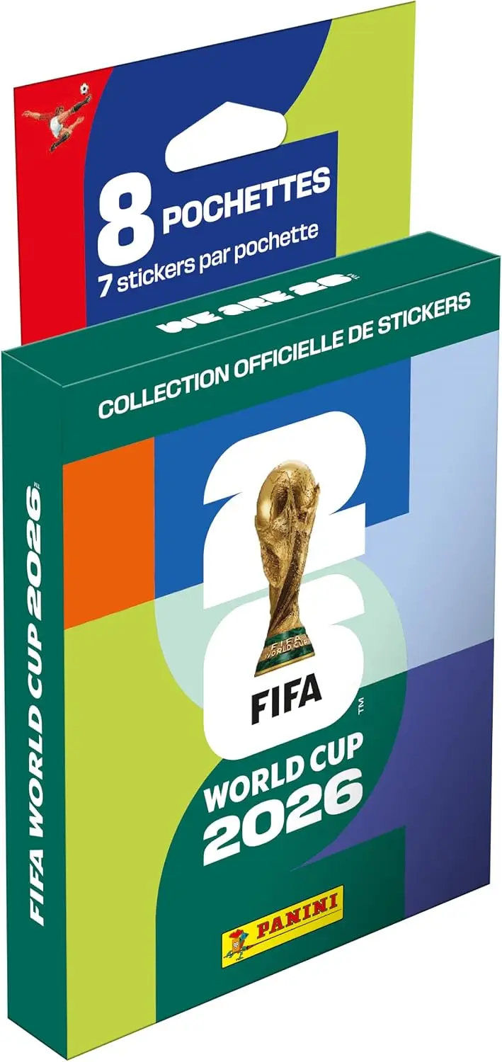 Pack De 2 Pochettes Premium Coupe Du Monde FIFA 2026 – 10 Cartes Chacune, 5 Base, 4 Spéciales, 1 édition Limitée