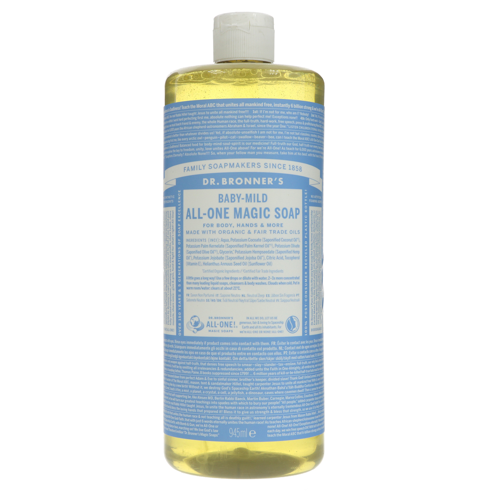 Dr Bronner's Baby Castile Liquid Soap 945ml