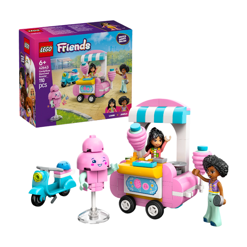 LEGO Friends 42643 Cotton Candy Stand and Scooter