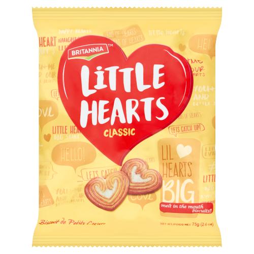 Britannia Little Hearts 75g