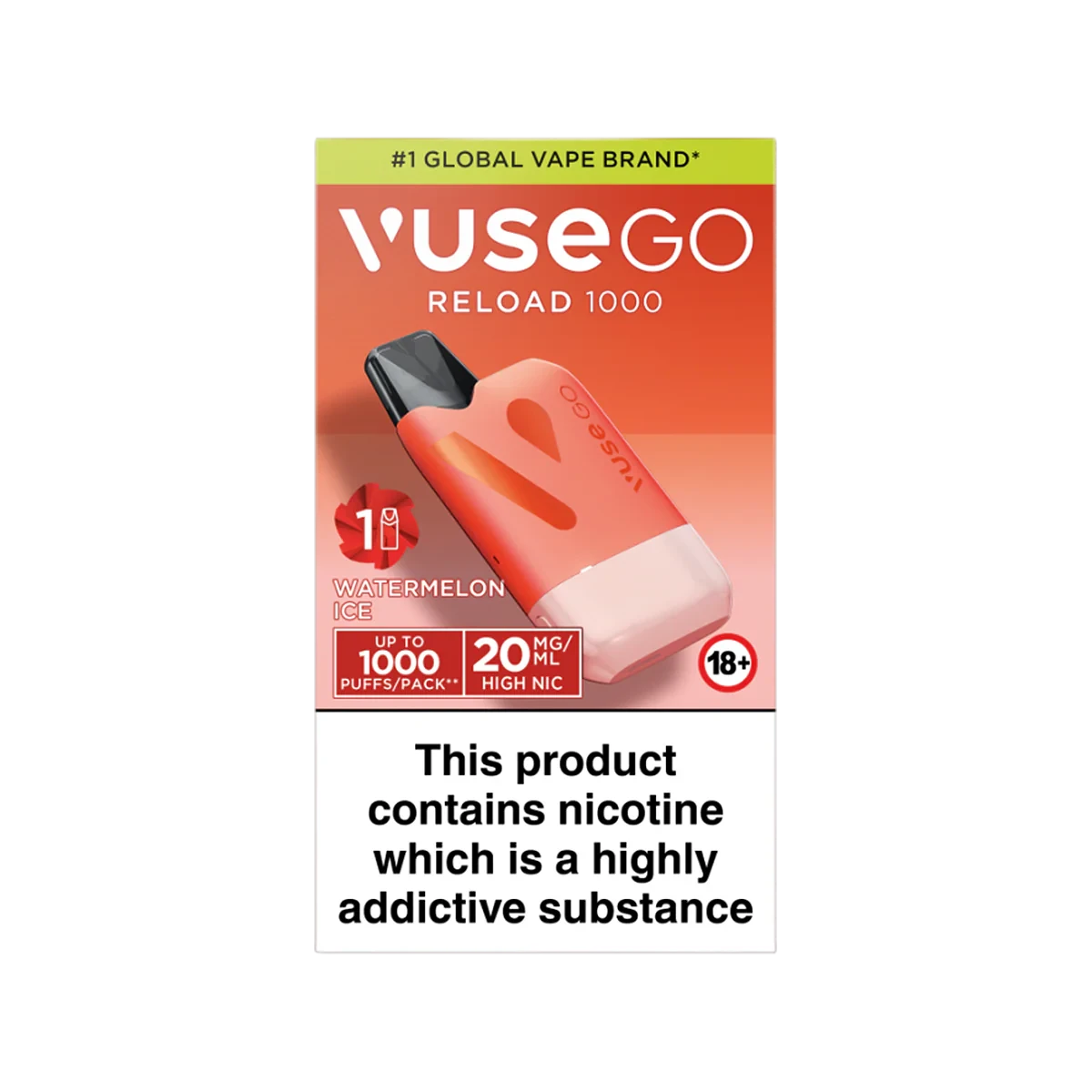 Vuse Go Reload Box Orange Watermelon Ice 20 mg | Vape Kits