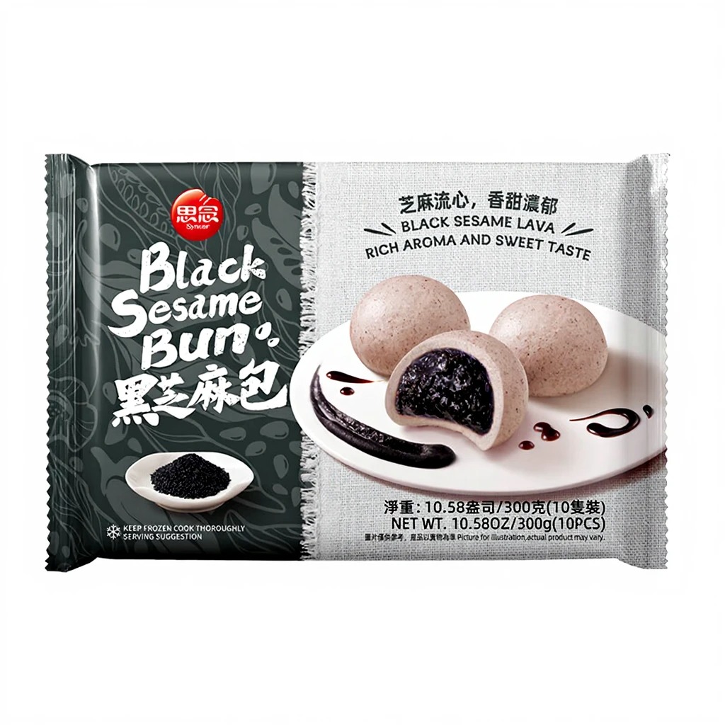 Synear Black Sesame Bun 300g