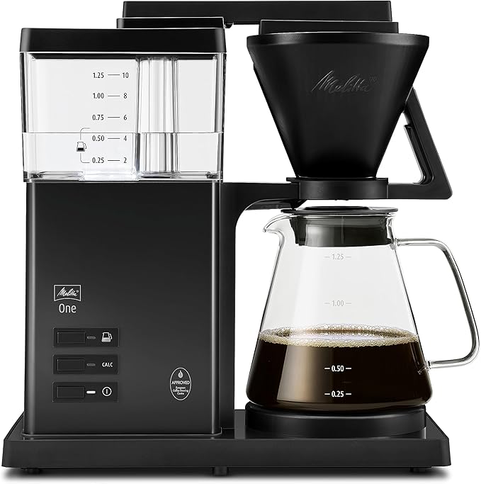 Melitta One Filterkaffeemaschine, Pure Black