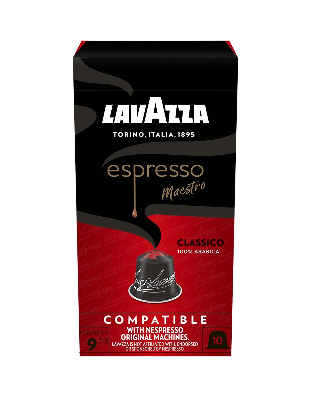 Lavazza Espresso Classico Balanced 57g, 10 Kapseln, (Nespresso-kompatibel)