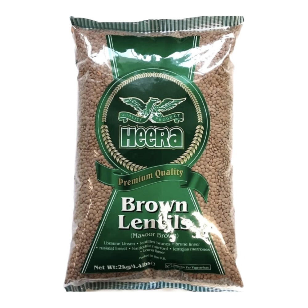 Heera Brown Lentils 2kg