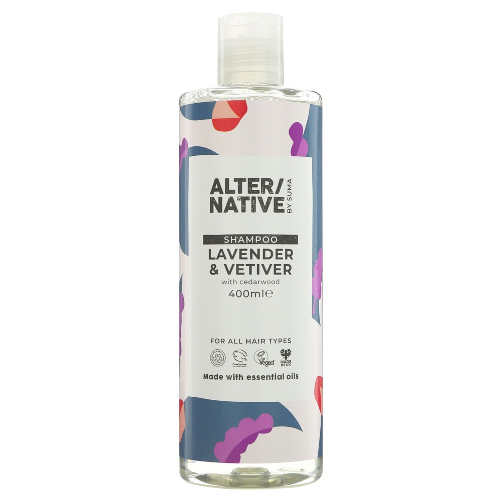 Alter/native By Suma Shampoo - Lavender & Vetiver 400ml