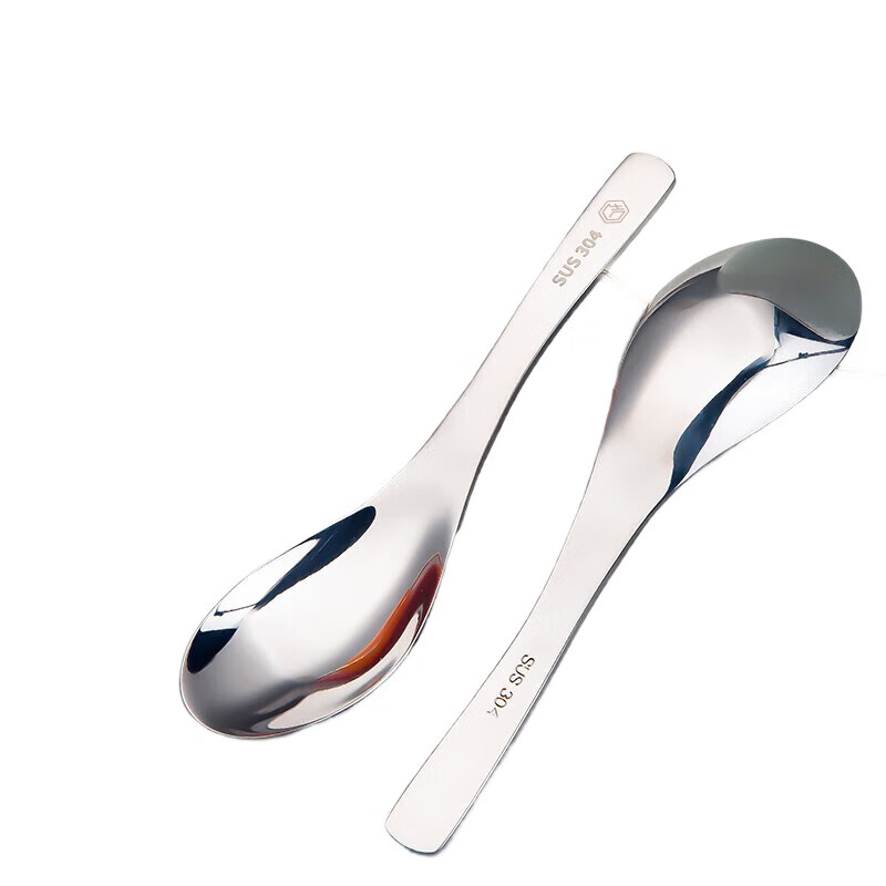 J.ZAO 304 Stainless Steel Spoons (Set of 2)