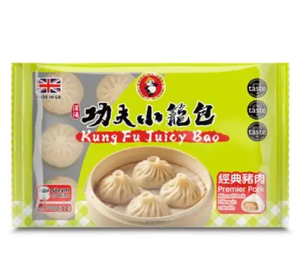 KUNGFU Juicy Bao-Premier Pork 300g 功夫灌汤小笼包-经典猪肉 300g