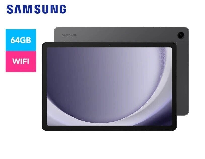 Samsung Galaxy Tab A9+ Android Tablet, 64GB Storage, Large Display, 3D Sound, Graphite,Grey (HK Version)