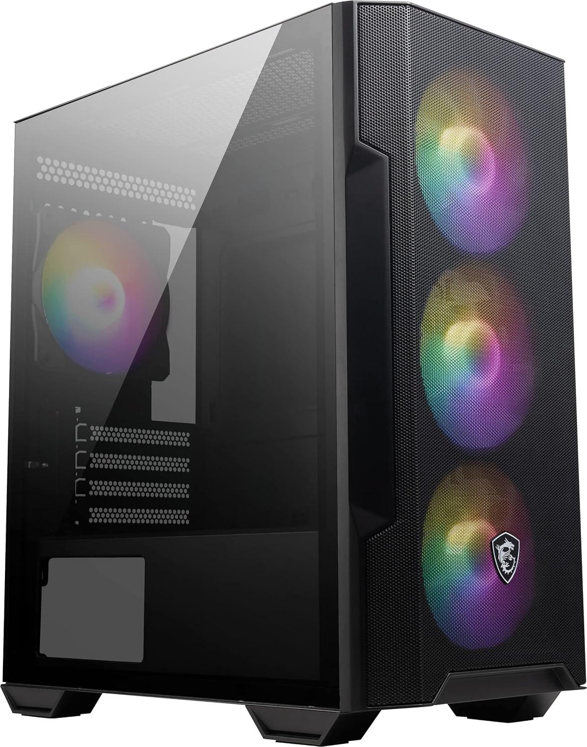 MSI MAG Forge M100R Midi Tower Zwart, Transparant