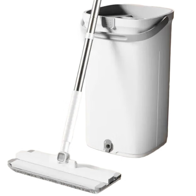 J.ZAO Flat Mop and Bucket with Clean and Dirty Water Separation System