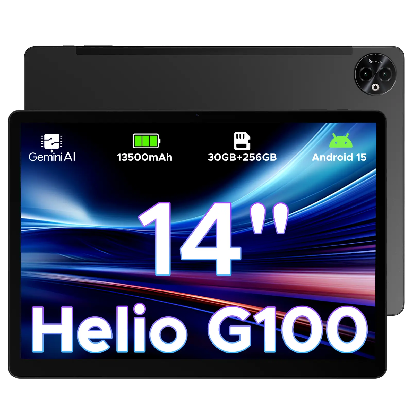 DOOGEE Tab E3 Max 14Inch Tablet Android 15 Gaming Tablet 13500mAh
