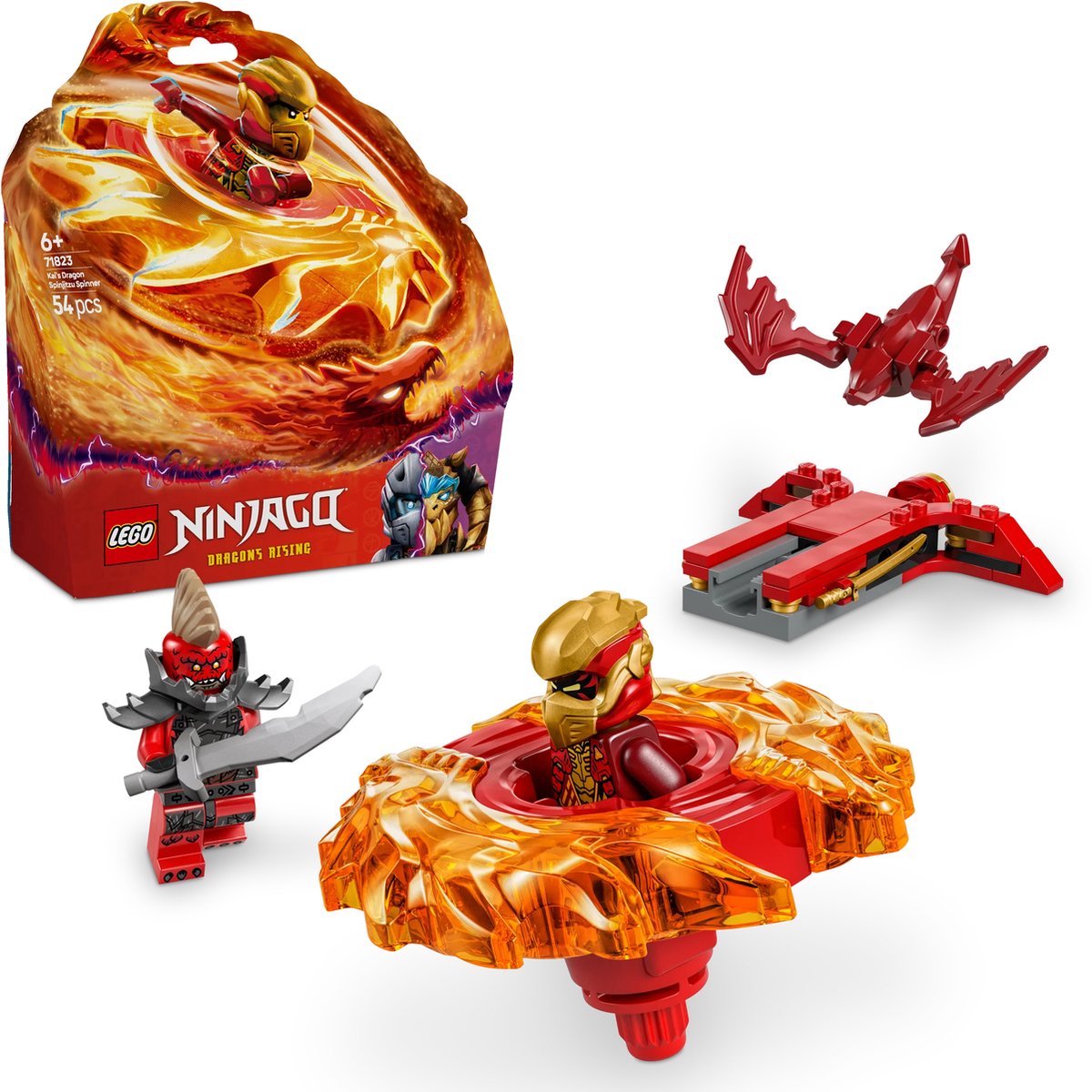 LEGO Ninjago 71823 Kai's Dragon Spinjitzu Spinner
