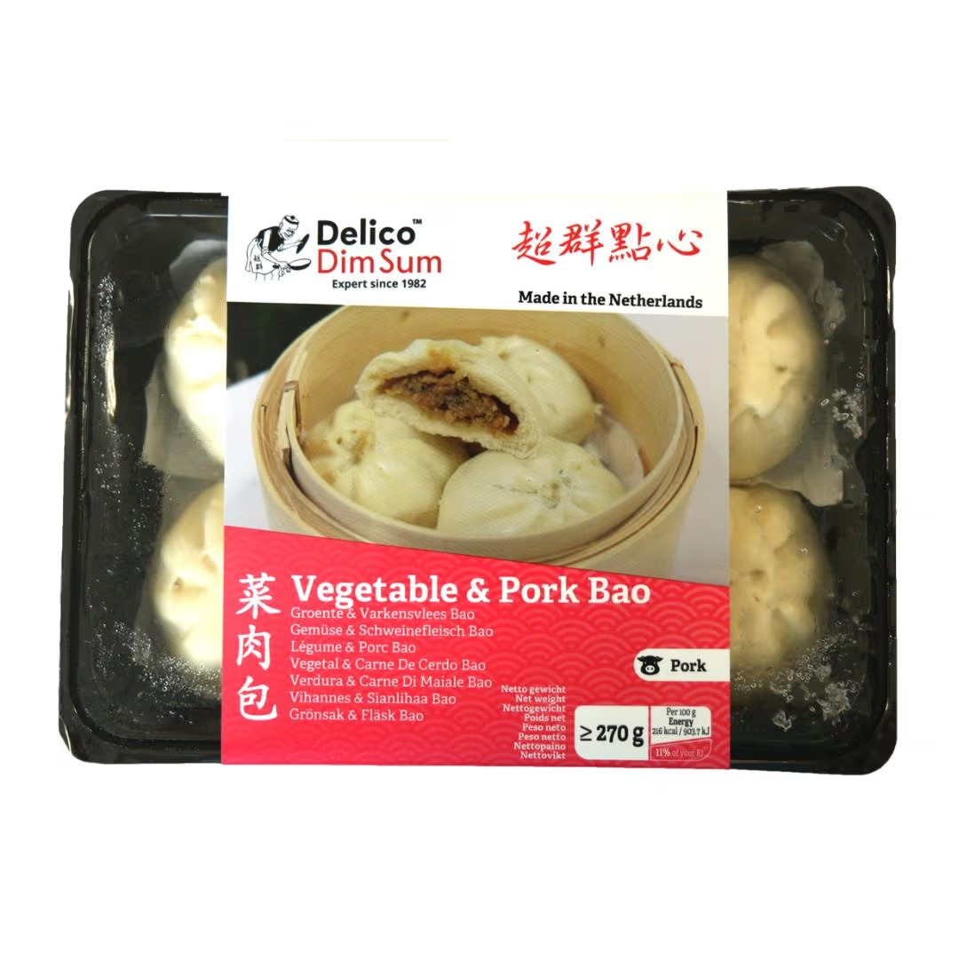 DELICO Pork Bao 270g