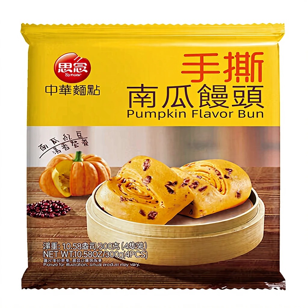 Synear Pumpkin Flavor Bun 300g