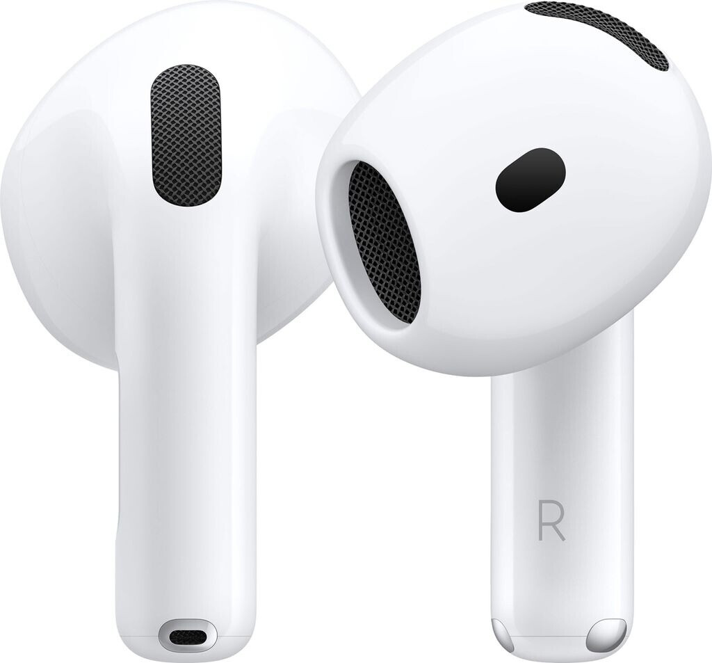 Apple AirPods 4 kabellose Kopfhörer, Bluetooth-Kopfhörer mit aktiver Geräuschunterdrückung, adaptivem Audio, personalisiertem 3D-Audio, Transparenzmodus, USB-C-Ladecase und kabellosem Laden