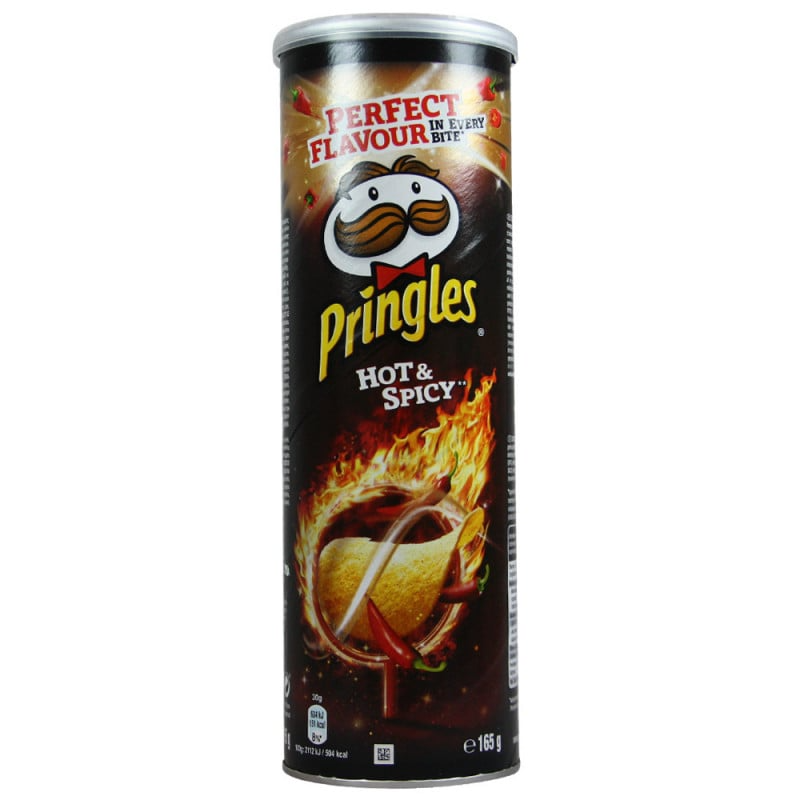 Pringles Chips Hot & Spicy 165g