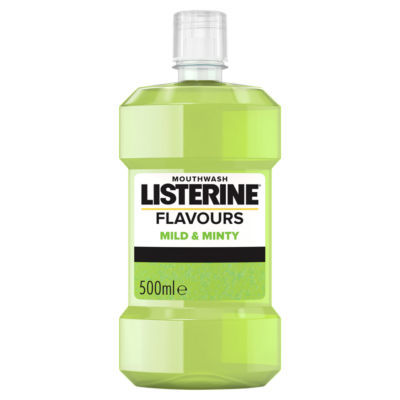 Listerine smaak Milde en Munt 500 ml