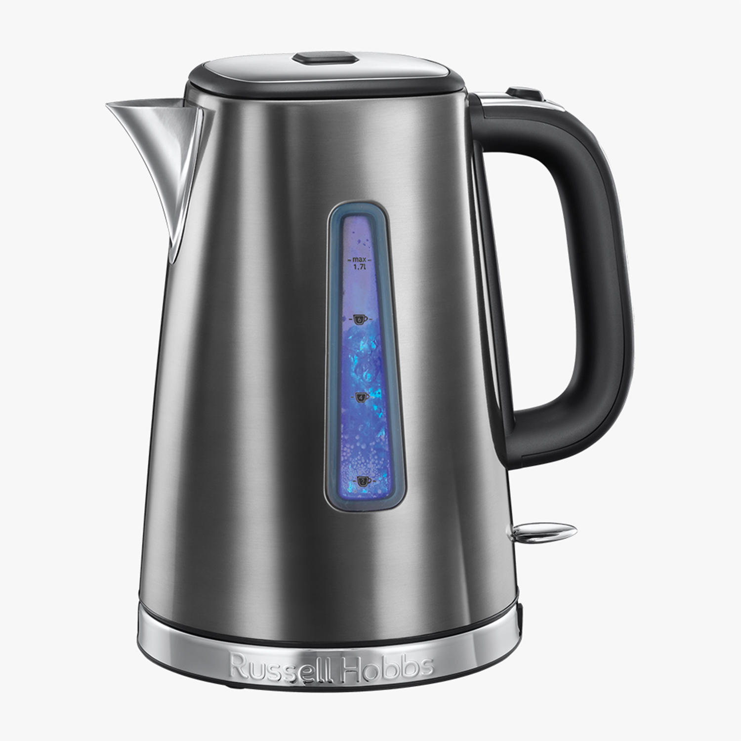 Russell Hobbs Luna Quiet Boil Kettle, Grey, Energy Saving, Stylish - 23211