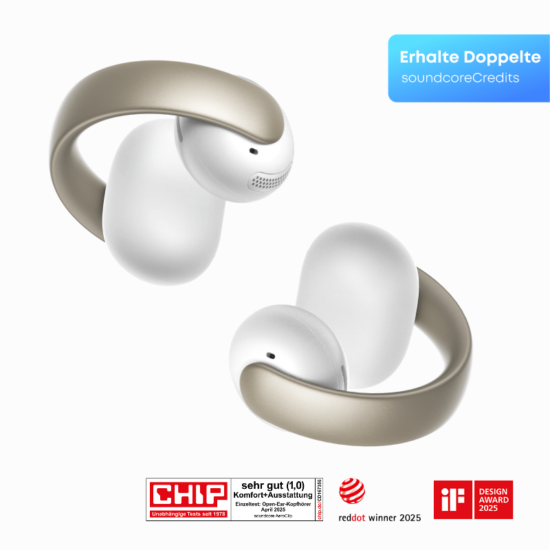 soundcore AeroClip – Weiß