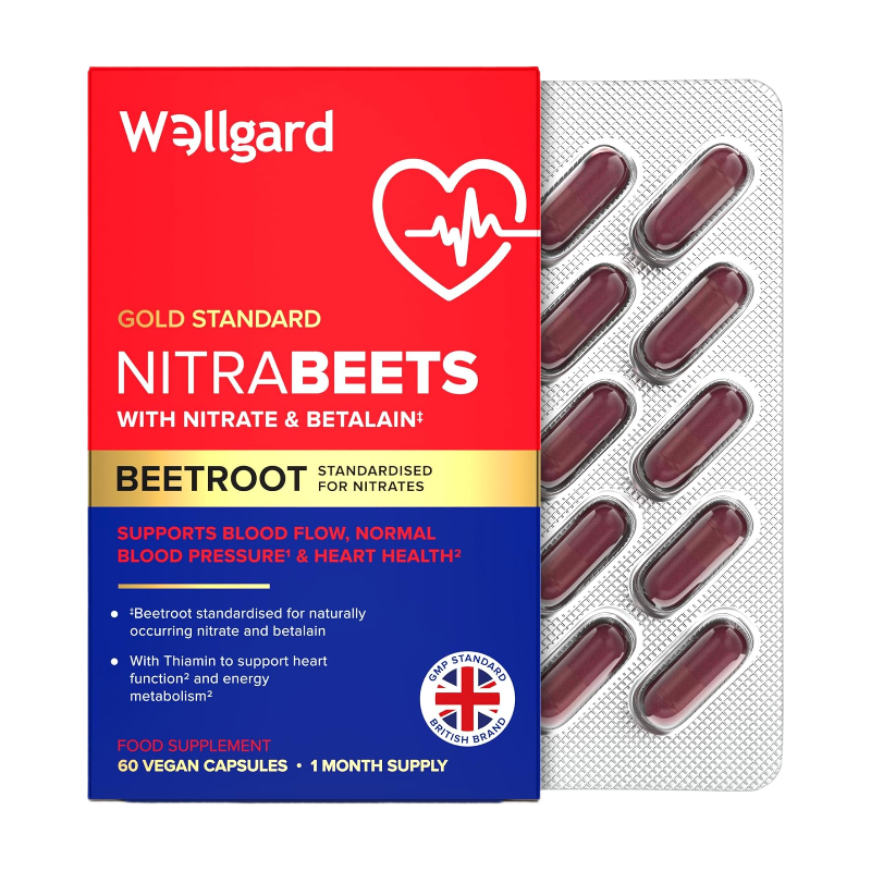 Wellgard Nitrabeets with Nitrate & Betalain - 60 Vegan Capsules
