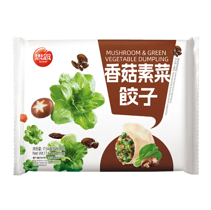 Synear Mushroom & Green Vegetable Dumpling 500g